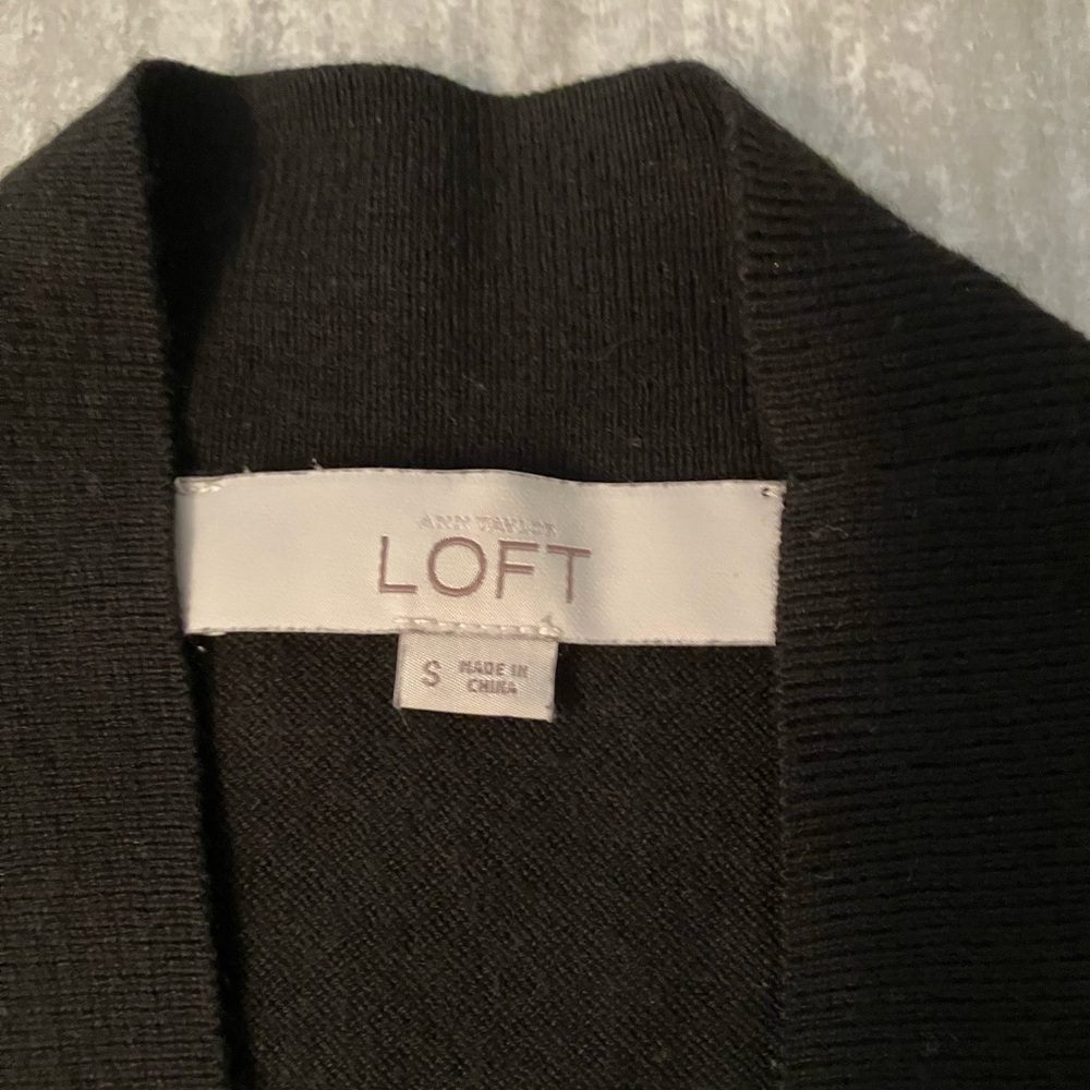 Loft black open cardigan - Picture 4 of 5